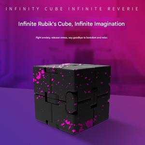 Oem Infinity <span class=keywords><strong>Cube</strong></span> đồ chơi mini vật liệu kim loại sáng tạo fidgeting trò chơi cho trẻ em & người lớn mới lạ & lo lắng cứu trợ gag đồ chơi - Product Image 6