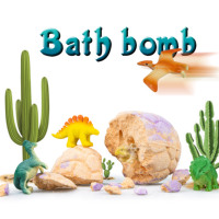 Bombes de bain pour enfants avec jouets Surprise, à l'intérieur en forme d'œuf de dinosaure, bombes de bain pour bébé pour enfants avec jouets
