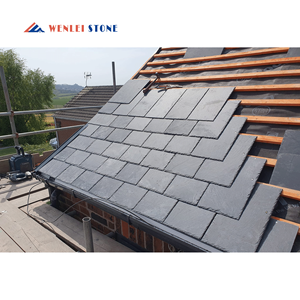 Chinois Top Vente Noir Non Fading Ardoise Pierre Rectangulaire Ardoise Tuiles <span class=keywords><strong>Bardeaux</strong></span> de Toit - Product Image 2