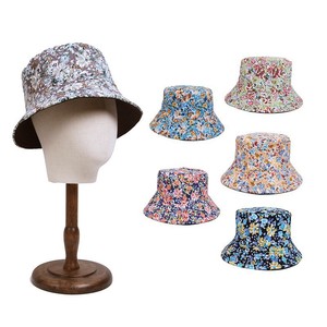 Chapeau seau à imprimé floral pour femmes, chapeau d'été en coton respirant à large bord pour la plage, les voyages, les vacances, les activités de plein air - Product Image 4