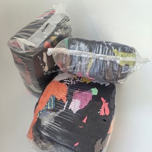 Trapos de Limpieza de Algodón 100% de Alta Absorción de Aceite, Trapos de Limpieza de Colores Mezclados para Limpieza - Product Image 1