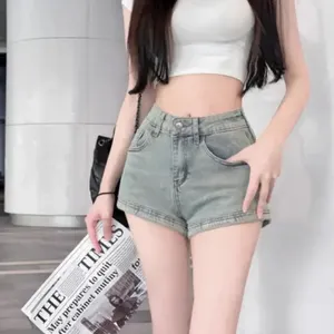 Pasokan pabrik desain kustom dicetak penjualan laris rok Jeans Denim seksi wanita perempuan modis