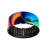 Pantalla LED Curva de Alquiler, Gabinete Flexible con Clasificación IP65, LED SMD, Video Wall para Iglesias, Eventos, Exposiciones, Transmisión en Vivo (CE ETL FCC)