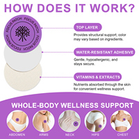Acentiallabs Offre Spéciale 30 Patchs Transdermiques Corps Focus Naturels, Vegans, Imperméables – Super Focus pour la Santé avec Vitamine B