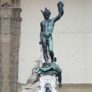 Statue de Persée en bronze grandeur nature, célèbre sculpture grecque et romaine classique de Benvenuto <span class=keywords><strong>Cellini</strong></span> avec la tête de Méduse - Product Image 6