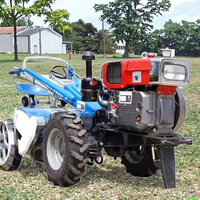Tracteur agricole manuel pouvant être utilisé conjointement avec des outils agricoles