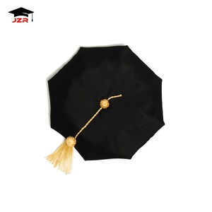 Collège personnalisé en gros unisexe PHD Stanford <span class=keywords><strong>University</strong></span> Deluxe Doctoral Regalia robe capuche Tam ensemble - Product Image 4