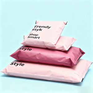 Sacs messagers en plastique noir personnalisés avec logo, vente en gros, mode, sacs d'expédition pour vêtements et chaussures - Product Image 2