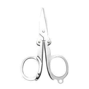 Mini Tijeras Plegables de Acero Inoxidable en Forma de V, Multiusos, para Viajes, Manualidades, Pesca, Llavero, Recorte de Cabello, Uso Doméstico - Product Image 5