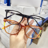 Montures de lunettes en acétate en gros, légères et confortables, lunettes pour hommes et femmes, montures optiques, lunettes rétro