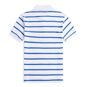 T-shirt <span class=keywords><strong>Polo</strong></span> Homme Designer en Coton Brodé à Manches Courtes avec Rayures – Design Transfrontalier 100% Jersey – Idéal pour l'Été - Product Image 6