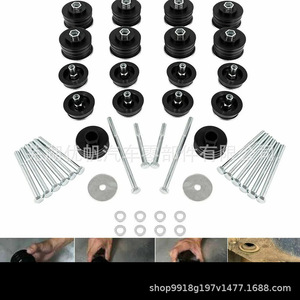 ชุดบูชยึดตัวถัง Kf04060bk สำหรับฟอร์ด F250 F350 ปี 2008-2016 สแตนเลสสตีล แบบหล่อลื่นในตัว แบบกดเข้ารูทรงกลม - Product Image 3
