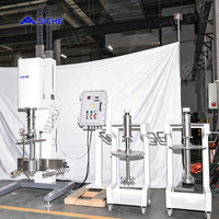 Disperser, émulsifiant et broyeur à paniers multifonctionnel en acier inoxydable pour encres à base d'eau, pour la production en mi-série