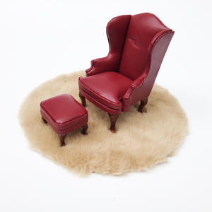 Nieuwe aanwinst poppenhuis miniatuur wollen deken tapijt plastic DIY speelgoed voor poppenhuis en <span class=keywords><strong>BJD</strong></span> poppen - Product Image 3