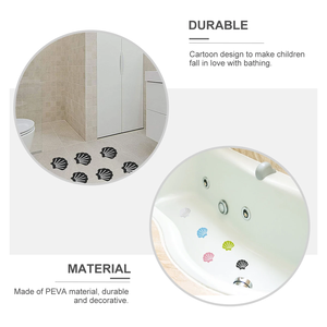 Autocollants <span class=keywords><strong>de</strong></span> bain en forme <span class=keywords><strong>de</strong></span> coquille <span class=keywords><strong>d</strong></span>écalcomanies <span class=keywords><strong>de</strong></span> baignoire antidérapantes PEVA bandes <span class=keywords><strong>de</strong></span> <span class=keywords><strong>douche</strong></span> antidérapantes créatives <span class=keywords><strong>pour</strong></span> salle <span class=keywords><strong>de</strong></span> bain baignoire escalier coffre-fort - Product Image 4