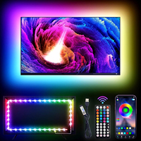 Rétroéclairage LED RGB pour TV avec télécommande et contrôle APP Rétroéclairage réglable et réglable pour TV RGB