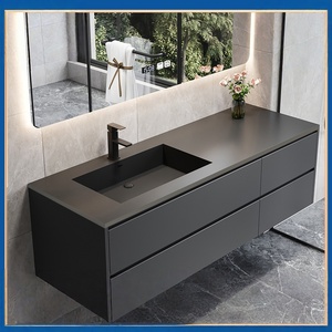 ตู้ห้องน้ำแบบอินทิเกรตพร้อมอ่างล้างหน้าแบบฝังในตัว - Product Image 4