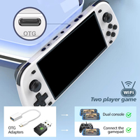 Console de jeu vidéo portable R50S, écran HD 5,1 pouces, Linux, 128 Go, Wifi, lecteur de jeux rétro classique, joystick, cadeau pour enfants