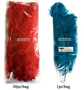 35-40Cm Đầy Màu Sắc Màu Đỏ Lông Số Lượng Lớn Nhuộm Dài Lớn Màu Trắng Tự Nhiên Bất Đà Điểu Lông Cho DIY Craft Đảng Lễ Hội Trang Phục - Product Image 4