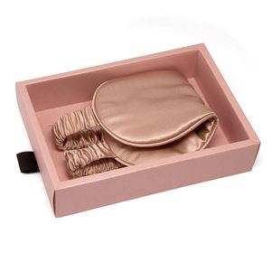 100% Mulberry Eyemask Luxury Custom Reusable Blindfold Silk <b>Sleeping</b> Eye <b>Mask</b> Set With Logo - Product Image 2