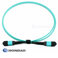 Cordon de brassage à perte standard compatible OM3 MTP MPO/MTP, 12 fibres, Type B femelle UPC 3.0mm, câble de tronçon aquatique LSZH