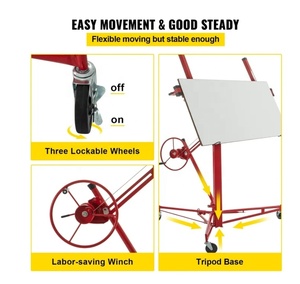 <span class=keywords><strong>Panel</strong></span> pengangkat gulungan <span class=keywords><strong>Drywall</strong></span> yang dapat disesuaikan 150LBS, angkat <span class=keywords><strong>Drywall</strong></span> 11 kaki, alat Jack <span class=keywords><strong>Lift</strong></span> <span class=keywords><strong>Panel</strong></span>, <span class=keywords><strong>Lift</strong></span> <span class=keywords><strong>Drywall</strong></span> - Product Image 5