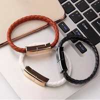 Câble de Charge Rapide Micro USB Type-C 2A Bracelet pour Téléphone Portable pour iPhone 13 14 15 16 17 Pro Max et Android