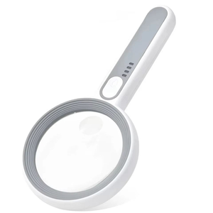 <span class=keywords><strong>Loupe</strong></span> portative rechargeable 30X avec 3 modes d'éclairage LED, lentille HD portable <span class=keywords><strong>pour</strong></span> la <span class=keywords><strong>lecture</strong></span>, la réparation et l'inspection des seniors - Product Image 1
