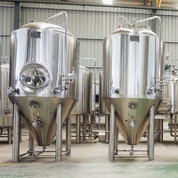 TEKBREW 7BBL Fermenteur Conique à Double Enveloppe 1000L avec Système de Refroidissement