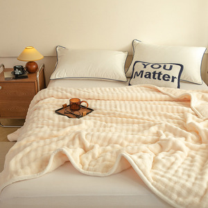 Couverture en flanelle en gros pour la maison et le bureau, couverture douce en fausse fourrure <span class=keywords><strong>de</strong></span> lapin pour la sieste, couverture <span class=keywords><strong>de</strong></span> climatisation en flanelle polaire personnalisable - Product Image 4