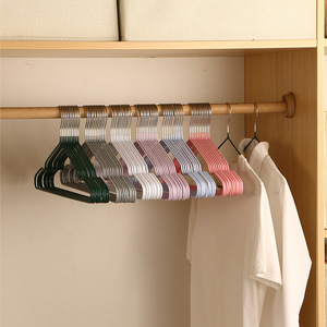 Perchas para Ropa con Recubrimiento Engrosado, Tipo Gancho Rectangular Antideslizante, para Organizar y Almacenar Ropa, Pantalones y Corbatas - Product Image 1