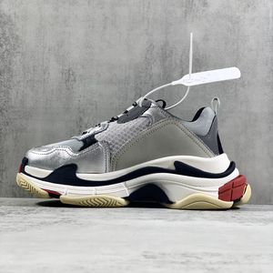 Baskets blanches uniques pour hommes, chaussures épaisses de luxe, baskets plateforme pour femmes, chaussures de sport de créateur grande taille pour l'extérieur, chaussures de course - Product Image 2