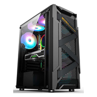Special Offer OEM Micro ATX Desktop Gaming Computer Cases & Towers 350*205*430mm RGB Fan Chassis 1PCS with Stock 1PCS