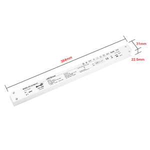 Transformador de Corriente para Tiras LED de 150W IP20 No Impermeable, Alto Factor de Potencia >0.95, CA 100-240V a CC 12V 24V, Fuente de Alimentación LED de Voltaje Constante - Product Image 2
