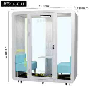 Movable Small Office Privacy <strong>Phone</strong> Pod Work <strong>Cubicle</strong> Pods Silent <strong>Booth</strong> for Home - Product Image 2