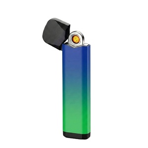 Wholesale Rechargeable USB <b>Windproof</b> Heat Coil Flameless Ignition Electronic <b>Lighter</b> for Outdoor Cigarette Smoking - Product Image 1