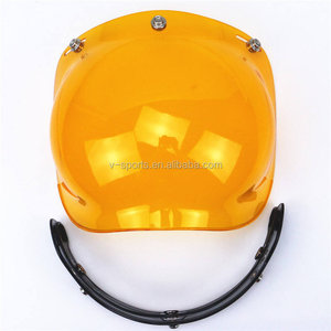 Pare-soleil universel à 3 clips pour casque de <span class=keywords><strong>moto</strong></span> rétro, bouclier transparent - Product Image 6