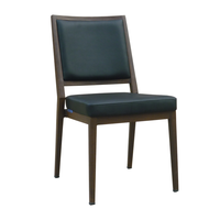 Chaise de restaurant rétro de style nordique médiéval, chaise empilable pour hôtel commercial, chaise d'auditorium, différents modèles