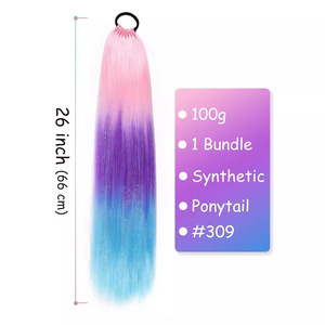 Extensions <span class=keywords><strong>de</strong></span> cheveux en gros Festival Tinsel Glitter <span class=keywords><strong>Tresses</strong></span> <span class=keywords><strong>avec</strong></span> élastique <span class=keywords><strong>Queue</strong></span> <span class=keywords><strong>de</strong></span> <span class=keywords><strong>cheval</strong></span> synthétique pour un usage quotidien - Product Image 3