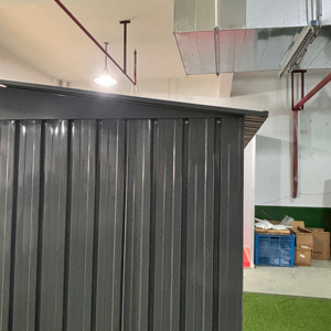 Cobertizos de Jardín Prefabricados para Exteriores, Ecológicos, de Metal, Económicos, con Puerta con Bisagras y Cerradura, Resistentes al Fuego e Impermeables - Product Image 4
