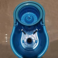 Ensemble serpillière plate et seau à essorage sans effort avec pièces de rechange, tiges et tête de nettoyage domestique en acier inoxydable