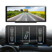 4K WIFI ADAS GPS Carplay & Android Auto 11.3 inci, kamera dasbor mobil perekam Video Rekam Loop aplikasi ponsel
