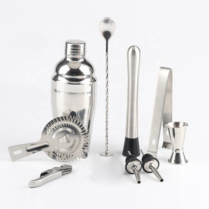 Kit de <span class=keywords><strong>barman</strong></span> <span class=keywords><strong>personnalisé</strong></span> CAMOL FACTORY, 10 pièces, <span class=keywords><strong>shaker</strong></span> à cocktails, ensemble de bar avec support en bambou élégant, <span class=keywords><strong>shaker</strong></span> à martini de luxe 750 ml - Product Image 3