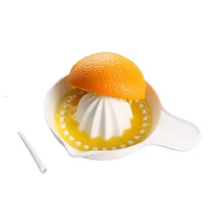 Cool Manual Domestic Ceramic Lemon Squeezer Juicer Ceramic Orange Tomato Juicer