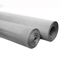5 10 20 25 50 60 70 80 100 Mikron Ultra Halus Murah 304 316 316L Kawat Baja Tahan Karat Anyaman untuk Kain Saringan Mesh