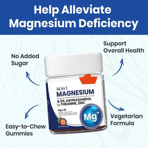 Pabrik langsung 90 kapsul 14-in-1 Ashwagandha <span class=keywords><strong>Vitamin</strong></span> D3 seng Magnesium Gummies diskon besar untuk dewasa - Product Image 4