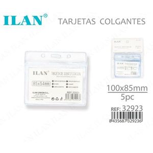 Porta Badge Ilan 85x54mm Orizzontale Impermeabile Confezione da 5 - Product Image 3