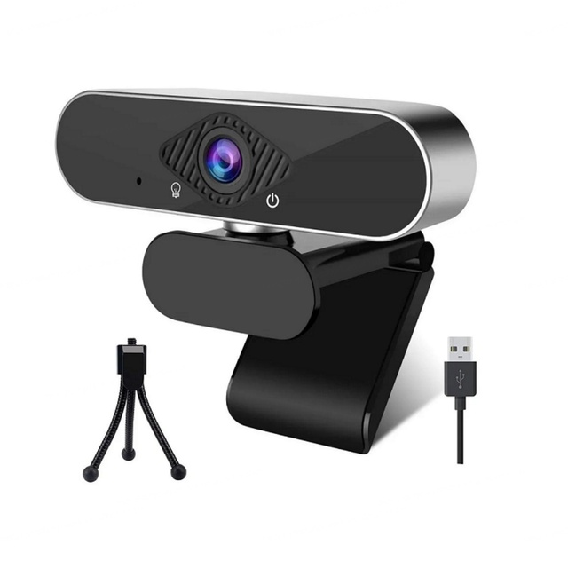 1080P HD Live Stream Auto Focus USB 2.0 2MP 30 FPS 21x-40x Zoom Clip-on 110 Wide-Angle NFC UVC/UVA Web Camera Mic LED Flashlight