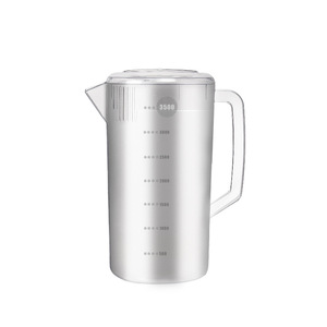 Carafe à eau froide 3500 ml avec couvercle et échelle graduée pour les salons de thé - Product Image 3