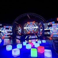 Écran LED géant étanche P2.84mm pour scène, mur vidéo pour location de concerts, utilisation extérieure, luminosité 5000 Nits, garantie 5 ans